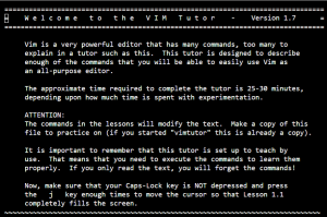 vim编辑器常用命令-不念博客