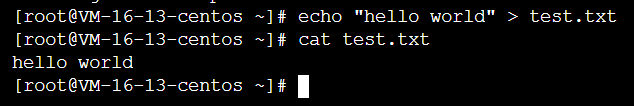 Linux cat命令：显示某个文件的内容到终端-不念博客