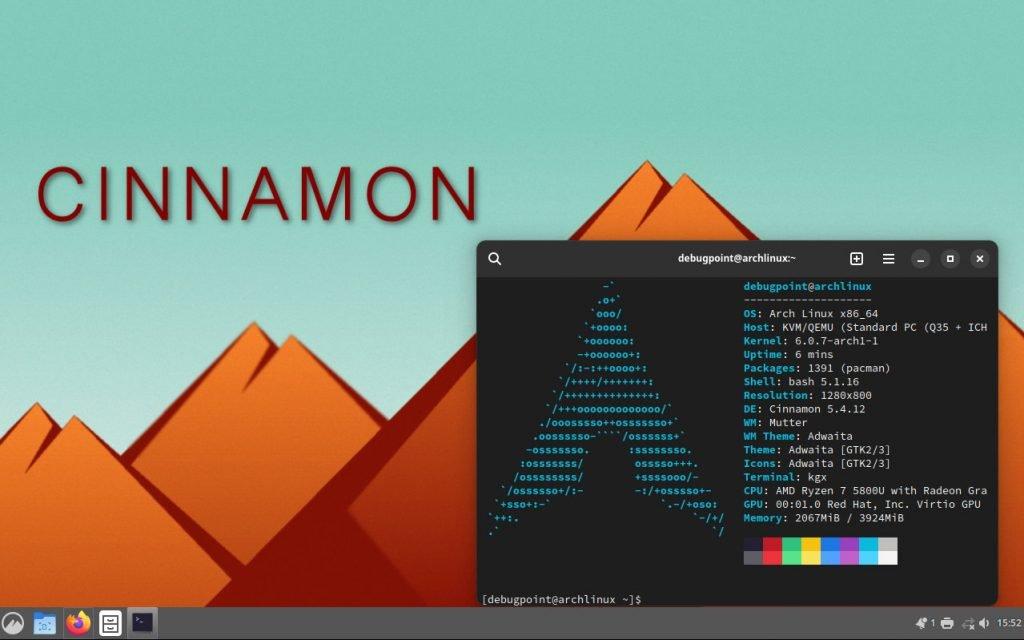 图片[5]-如何在Arch Linux中安装Cinnamon桌面-不念博客