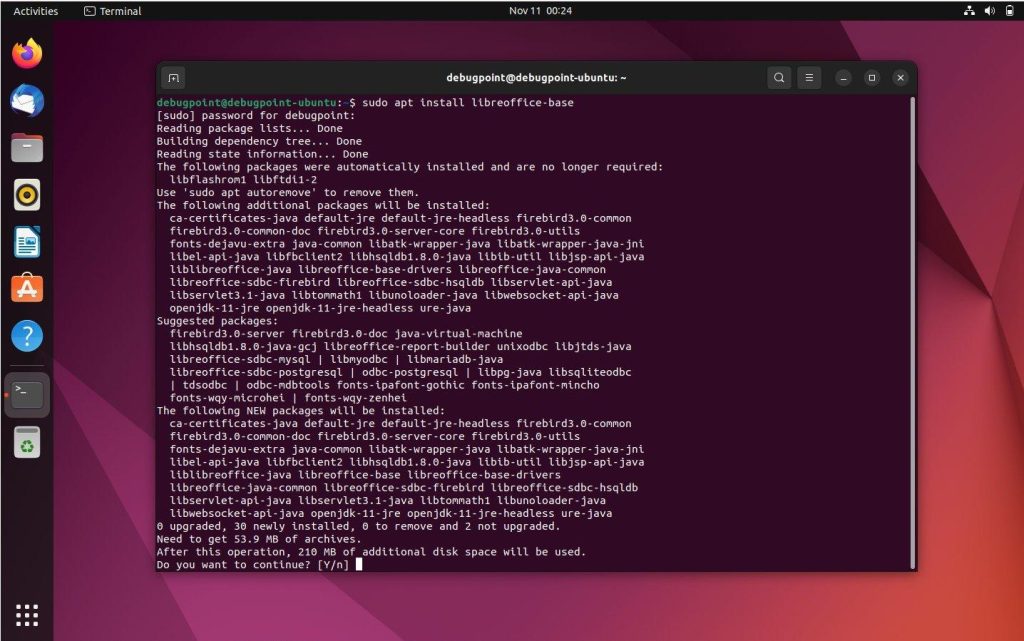 图片[2]-如何在Ubuntu和其他Linux下安装LibreOffice Base数据库-不念博客