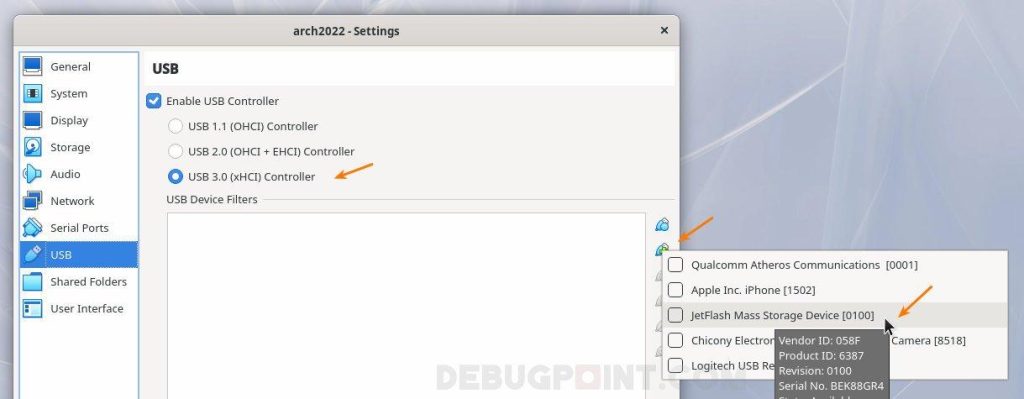 图片[5]-如何在 VirtualBox 中启用和访问 U 盘-不念博客