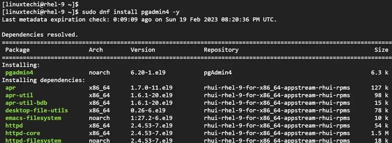 如何在RHEL 9上分步安装PgAdmin4详细步骤教程-不念博客
