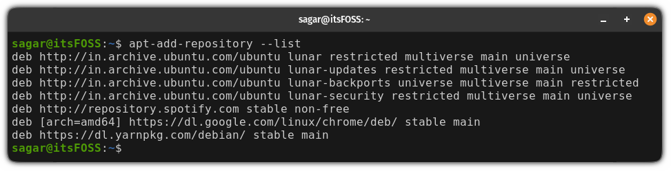 如何从Ubuntu中删除软件仓库-不念博客