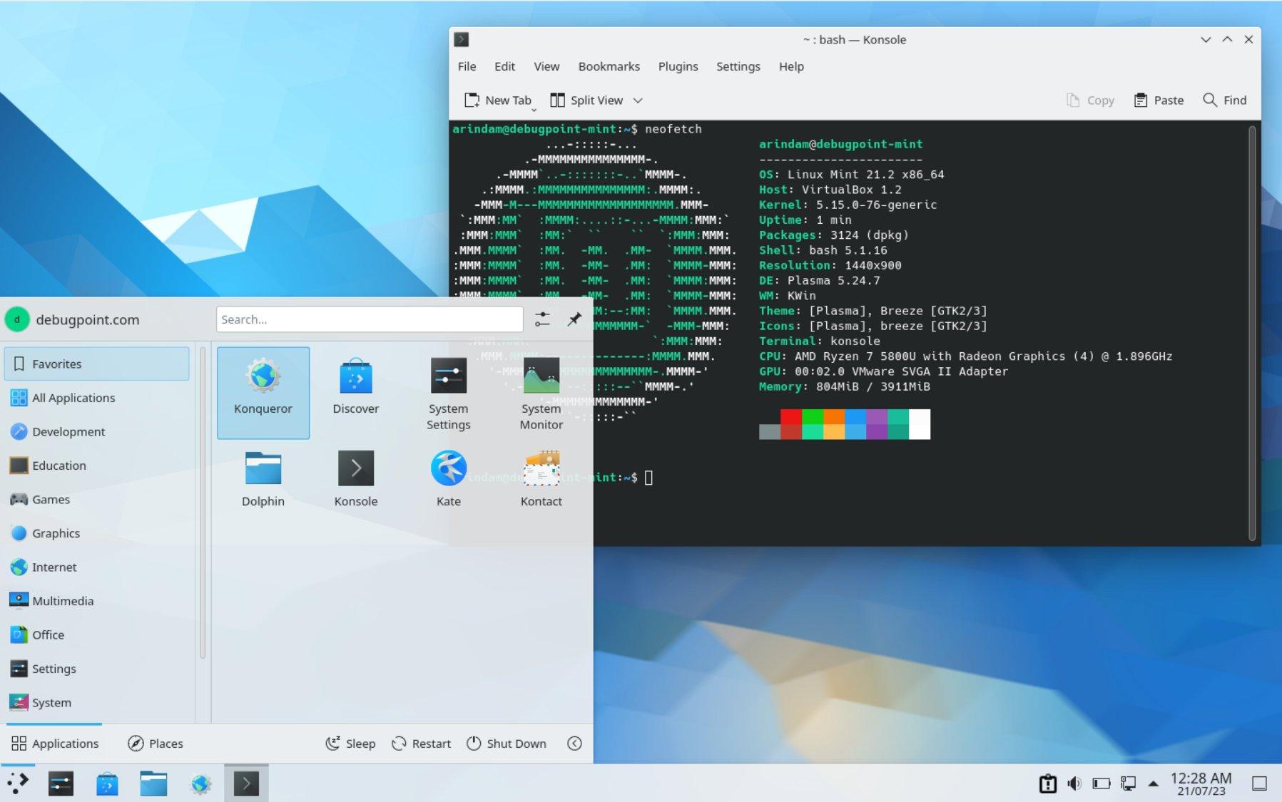 如何在Linux Mint中安装KDE Plasma桌面环境-不念博客
