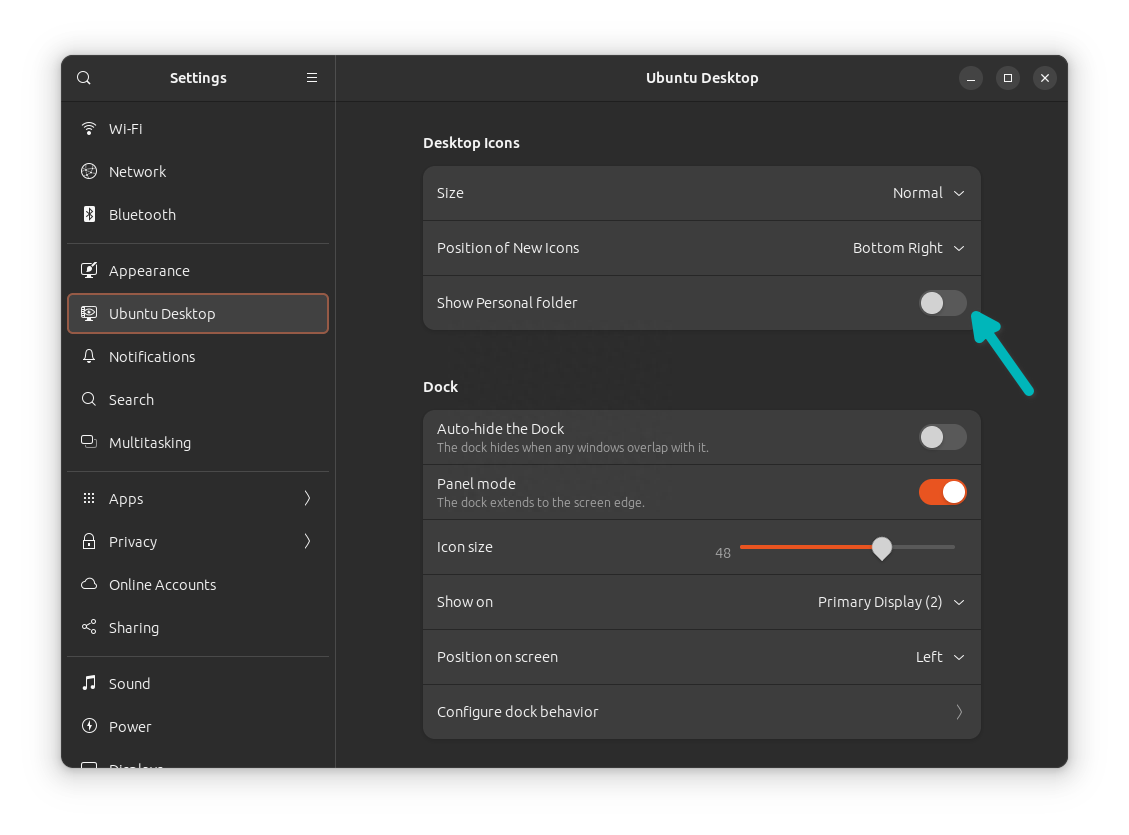 图片[3]-Ubuntu桌面如何删除主文件夹图标-不念博客