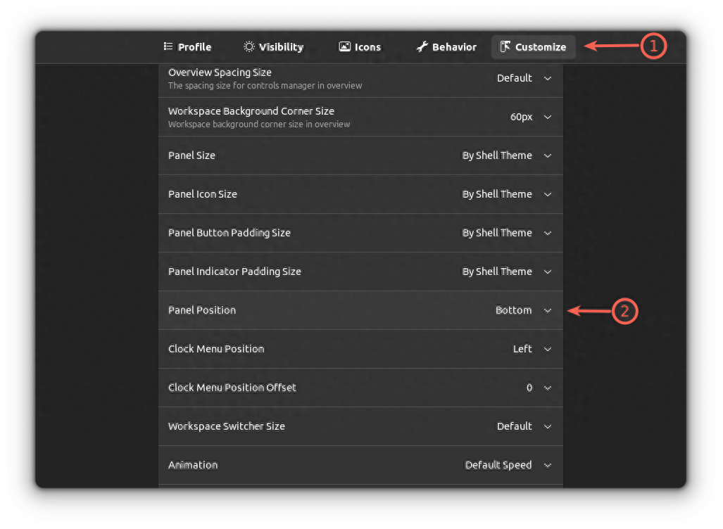 图片[10]-如何使用Just Perfection扩展定制GNOME-不念博客