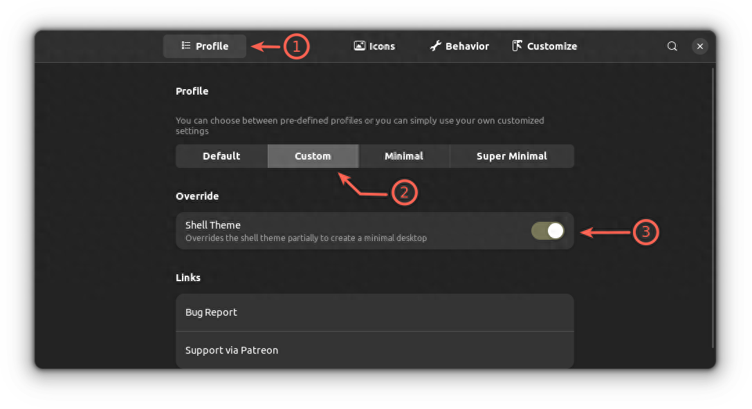 图片[7]-如何使用Just Perfection扩展定制GNOME-不念博客