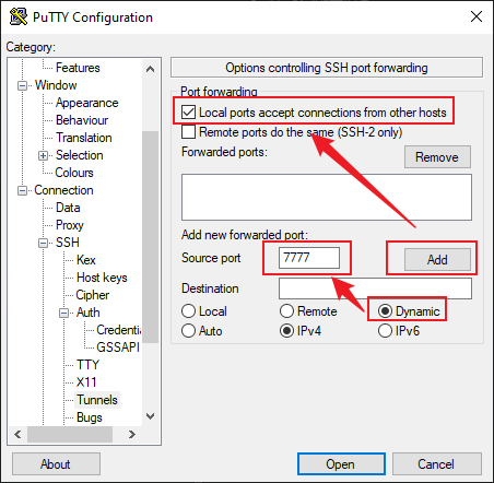 图片[2]-PuTTY软件配置和代理设置-不念博客
