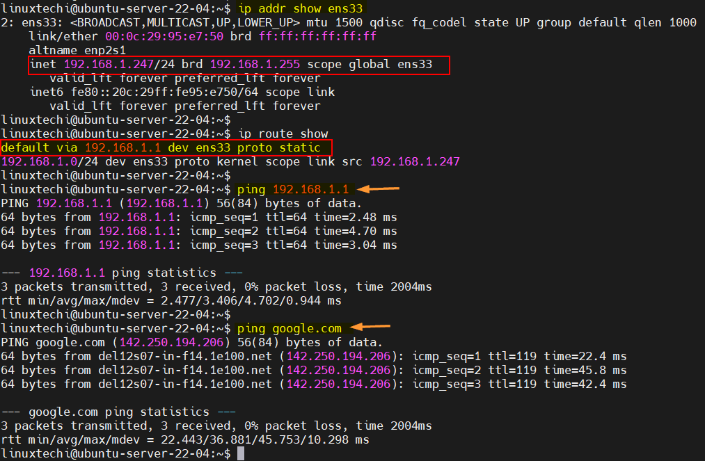 图片[3]-如何在Ubuntu服务器22.04上设置静态IP地址-不念博客