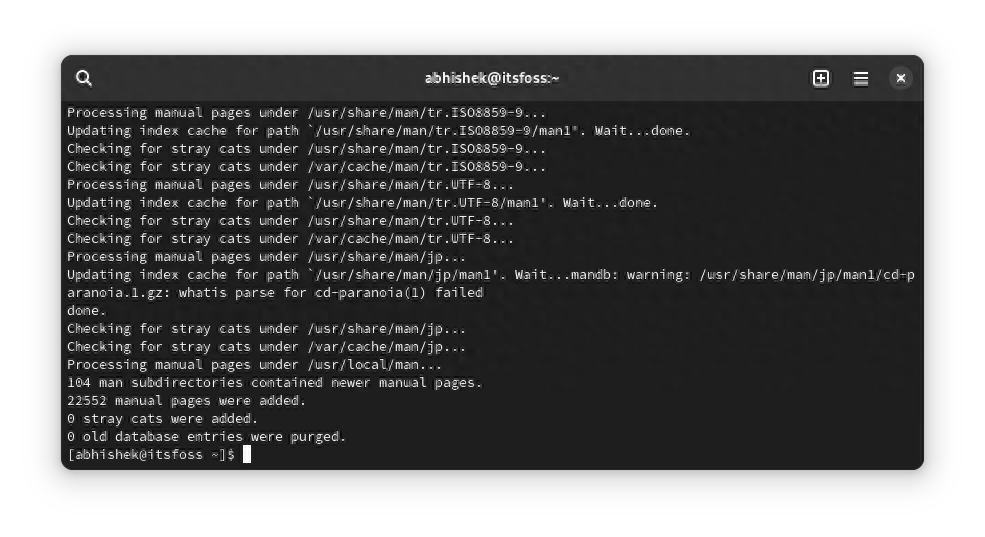 图片[3]-如何修复Arch Linux中的 “Bash: man command not found” 错误-不念博客