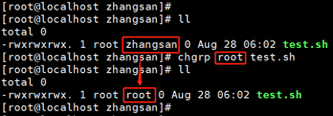 图片[9]-Linux角色拥有文件权限、修改文件所属主、修改文件所属组-不念博客