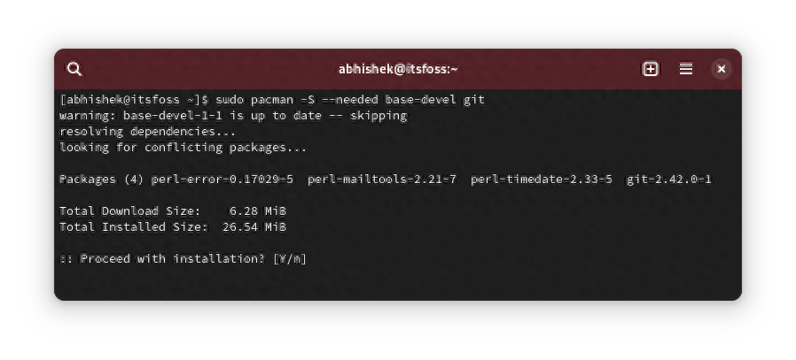 如何在Arch Linux上安装和使用Yay-不念博客