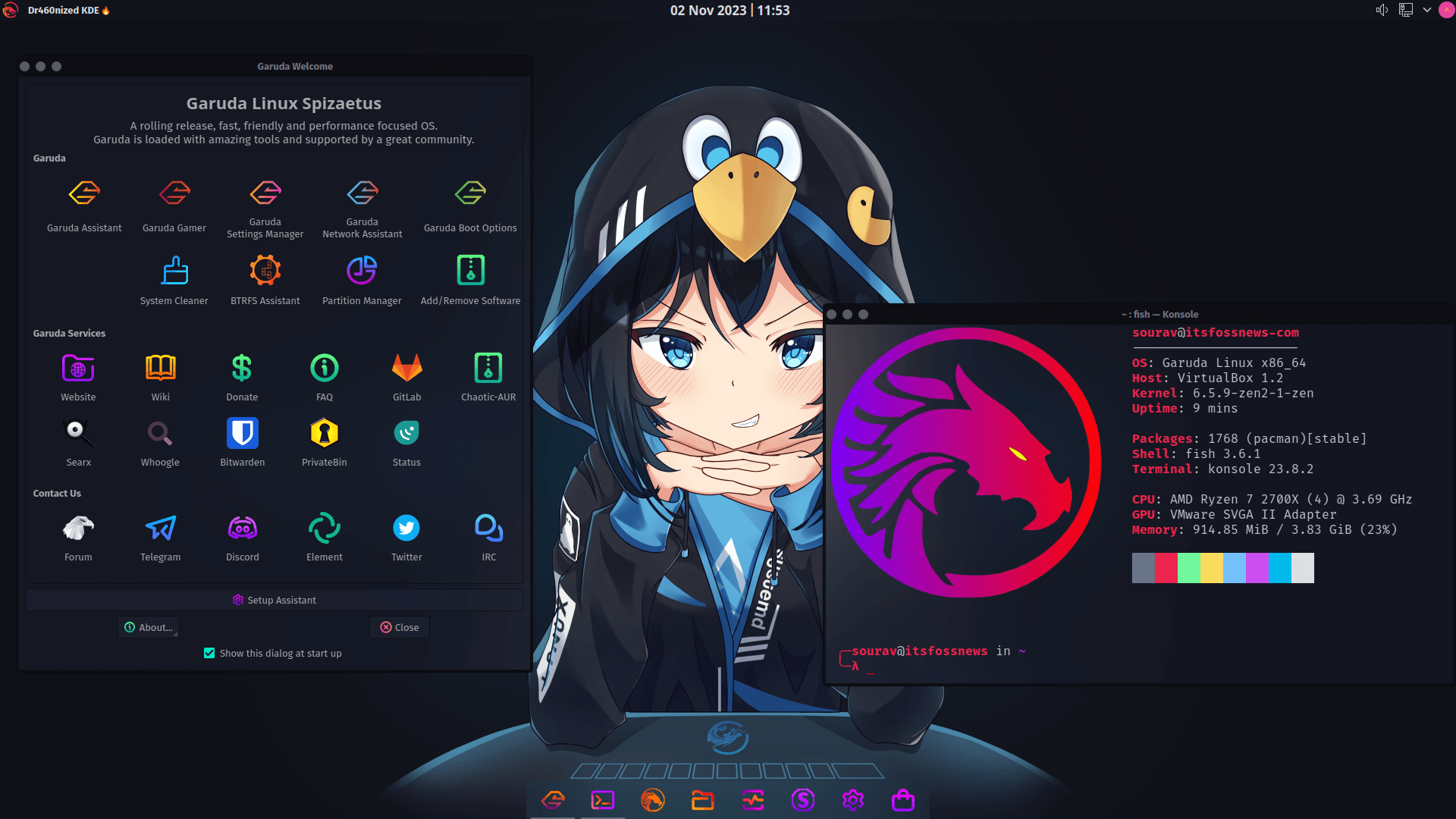 Garuda Linux “Spizaetus” 发布，可以体验KDE Plasma 6了！-不念博客